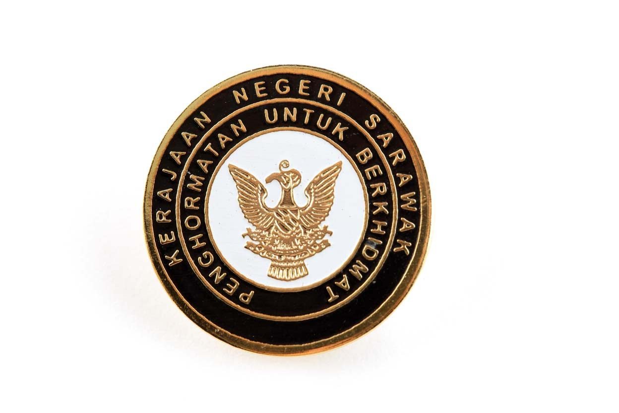 Perkhidmatan Awam Negeri Sarawak Collar Pin