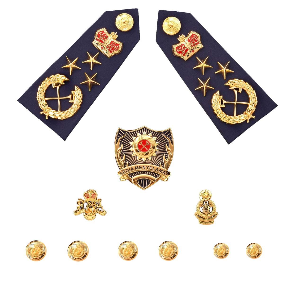 Rank Shoulder Pieces & Badges